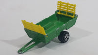 Majorette Farm Trailer Green and Yellow Die Cast Toy Farming Vehicle