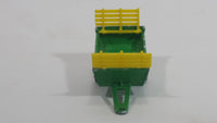 Majorette Farm Trailer Green and Yellow Die Cast Toy Farming Vehicle