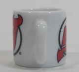 NHL Ice Hockey New Jersey Devils Team Mini Miniature Ceramic Mug