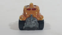 1988 Hot Wheels Color Racers Baja Bug Volkswagen VW Beetle Metallic Orange Brown To Yellow Die Cast Toy Car Vehicle