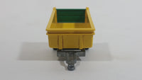 Majorette Farm Trailer Green and Yellow 21160 Die Cast Toy Farming Vehicle