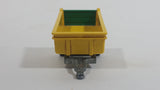 Majorette Farm Trailer Green and Yellow 21160 Die Cast Toy Farming Vehicle