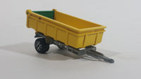 Majorette Farm Trailer Green and Yellow 21160 Die Cast Toy Farming Vehicle