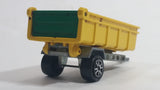 Majorette Farm Trailer Green and Yellow 21160 Die Cast Toy Farming Vehicle