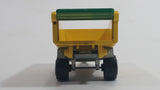 Majorette Farm Trailer Green and Yellow 21160 Die Cast Toy Farming Vehicle