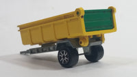 Majorette Farm Trailer Green and Yellow 21160 Die Cast Toy Farming Vehicle