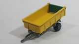 Majorette Farm Trailer Green and Yellow 21160 Die Cast Toy Farming Vehicle