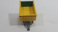 Majorette Farm Trailer Green and Yellow 21160 Die Cast Toy Farming Vehicle