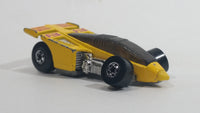 1988 Hot Wheels Speed Fleet Shadow Jet F-3 Inter Cooled Yellow Die Cast Toy Race Car Vehicle