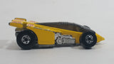 1988 Hot Wheels Speed Fleet Shadow Jet F-3 Inter Cooled Yellow Die Cast Toy Race Car Vehicle