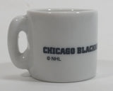 NHL Ice Hockey Chicago Blackhawks Team Mini Miniature Ceramic Mug