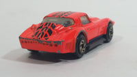 1994 Matchbox Corvette Grand Sport Neon Orange Black Tire Tracks Die Cast Toy Car Vehicle