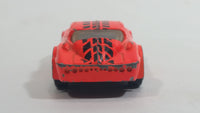 1994 Matchbox Corvette Grand Sport Neon Orange Black Tire Tracks Die Cast Toy Car Vehicle