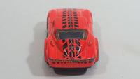 1994 Matchbox Corvette Grand Sport Neon Orange Black Tire Tracks Die Cast Toy Car Vehicle