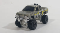 Rare 1987 Mattel Hot Wheels Nissan Hardbody Truck Grey Die Cast Toy Car Off-Roading Vehicle