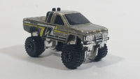 Rare 1987 Mattel Hot Wheels Nissan Hardbody Truck Grey Die Cast Toy Car Off-Roading Vehicle