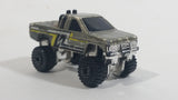 Rare 1987 Mattel Hot Wheels Nissan Hardbody Truck Grey Die Cast Toy Car Off-Roading Vehicle