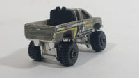 Rare 1987 Mattel Hot Wheels Nissan Hardbody Truck Grey Die Cast Toy Car Off-Roading Vehicle