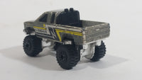 Rare 1987 Mattel Hot Wheels Nissan Hardbody Truck Grey Die Cast Toy Car Off-Roading Vehicle