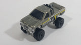 Rare 1987 Mattel Hot Wheels Nissan Hardbody Truck Grey Die Cast Toy Car Off-Roading Vehicle