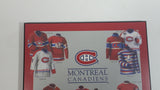 NHL Ice Hockey Team Montreal Canadiens Jersey History Hardboard Wall Plaque Hanging Sports Collectible 8" x 10"