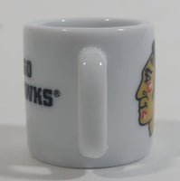 NHL Ice Hockey Chicago Blackhawks Team Mini Miniature Ceramic Mug