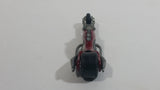 2006 Hot Wheels First Editions Hammer Sled Motorcycle Dark Red Die Cast Toy Motorbike Vehicle