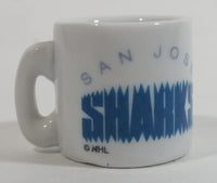 NHL Ice Hockey San Jose Sharks Team Mini Miniature Ceramic Mug