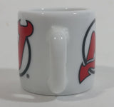 NHL Ice Hockey New Jersey Devils Team Mini Miniature Ceramic Mug