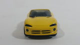 1998 Matchbox Dodge Viper RT 10 Yellow Die Cast Toy Dream Car Vehicle