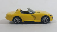 1998 Matchbox Dodge Viper RT 10 Yellow Die Cast Toy Dream Car Vehicle