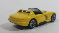 1998 Matchbox Dodge Viper RT 10 Yellow Die Cast Toy Dream Car Vehicle