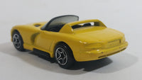 1998 Matchbox Dodge Viper RT 10 Yellow Die Cast Toy Dream Car Vehicle