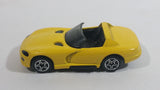 1998 Matchbox Dodge Viper RT 10 Yellow Die Cast Toy Dream Car Vehicle