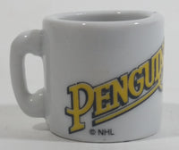 NHL Ice Hockey Pittsburgh Penguins Team Mini Miniature Ceramic Mug