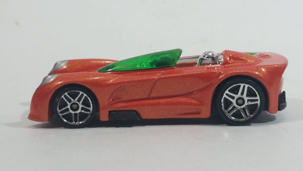 2001 Hot Wheels First Editions Monoposto Pearl Orange Die Cast Toy Car Vehicle