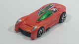 2001 Hot Wheels First Editions Monoposto Pearl Orange Die Cast Toy Car Vehicle