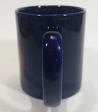 2011 Marvel Entertainment Captain America Character Dark Blue Ceramic Coffee Mug Comic Collectible