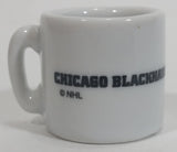 NHL Ice Hockey Chicago Blackhawks Team Mini Miniature Ceramic Mug