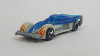 1998 Hot Wheels Volcano Blowout Road Rocket Glow In The Dark White Die Cast Toy Car Vehicle