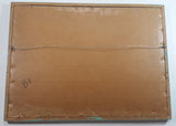 Vintage 1972 Tom Anthes Coca-Cola Abandoned Littles Grocery Store Print Sign Lithograph in Green Painted Wooden Frame