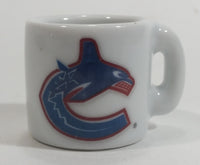 NHL Ice Hockey Vancouver Canucks Team Mini Miniature Ceramic Mug