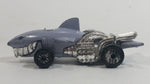 1987 Hot Wheels Speed Demons Sharkruiser Grey Die Cast Toy Car Shark Shaped Vehicle - UH