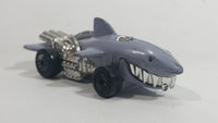 1987 Hot Wheels Speed Demons Sharkruiser Grey Die Cast Toy Car Shark Shaped Vehicle - UH