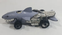 1987 Hot Wheels Speed Demons Sharkruiser Grey Die Cast Toy Car Shark Shaped Vehicle - UH