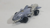 1987 Hot Wheels Speed Demons Sharkruiser Grey Die Cast Toy Car Shark Shaped Vehicle - UH