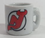 NHL Ice Hockey New Jersey Devils Team Mini Miniature Ceramic Mug