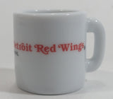 NHL Ice Hockey Detroit Red Wings Team Mini Miniature Ceramic Mug