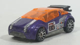 2006 Hot Wheels Drag Race Duel Super Gnat 05 Metallic Purple with Orange Tint Die Cast Toy Car Vehicle