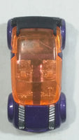 2006 Hot Wheels Drag Race Duel Super Gnat 05 Metallic Purple with Orange Tint Die Cast Toy Car Vehicle